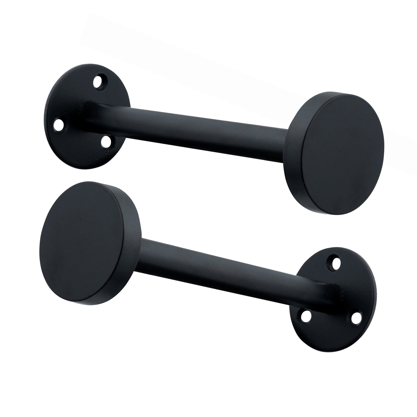 Stud End Metal Extendable Curtain Pole With Rings and Fittings (25/28mm)