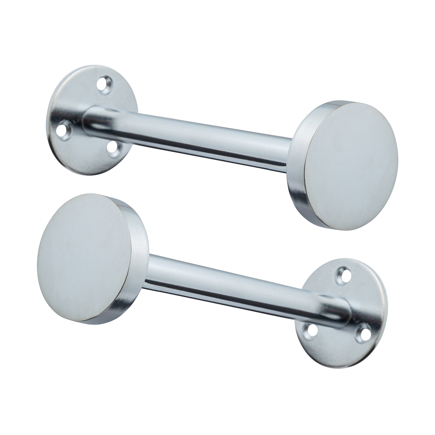 Stud End Metal Extendable Curtain Pole With Rings and Fittings (25/28mm)