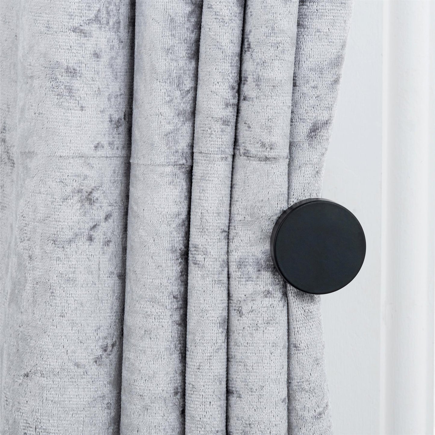 Stud End Metal Extendable Curtain Pole With Rings and Fittings (25/28mm)
