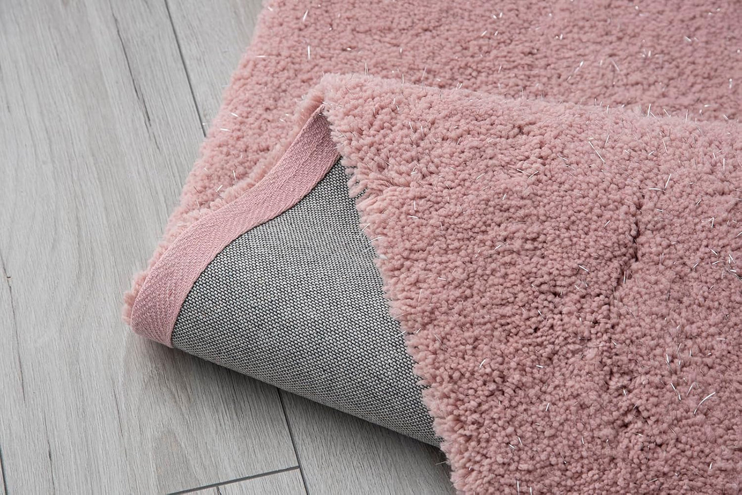 Rome Sparkle Shaggy Rug Ultra Soft 110cm x 150cm