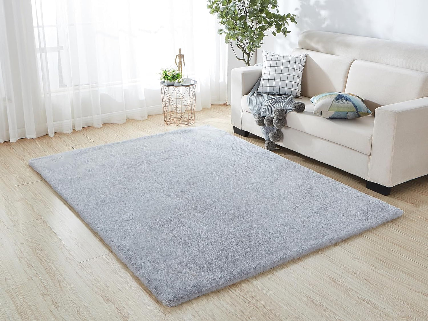 Luxury Faux Fur Rabbit Rug