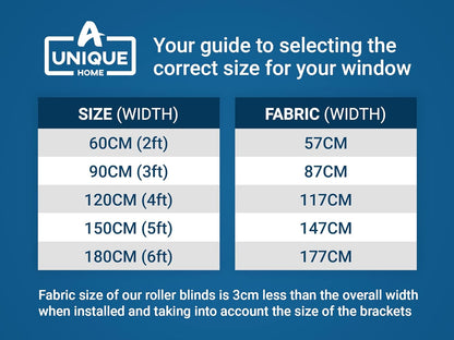 Premium Trimmable Thermal Blackout Roller Window Blind