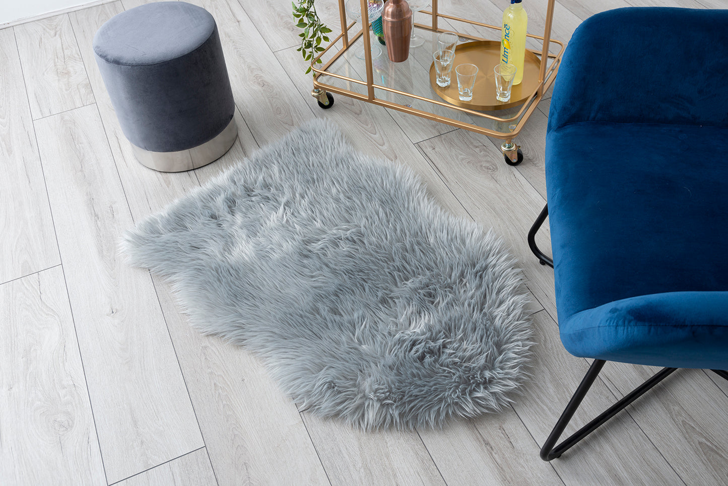 Sheepskin Faux Fur Rug 60cm x 90cm