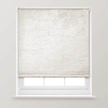 Crushed Velvet Roller Window Blind-Various Colours & Sizes