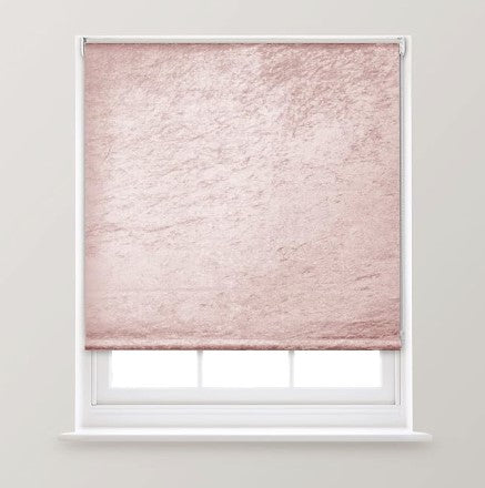 Crushed Velvet Roller Window Blind-Various Colours & Sizes