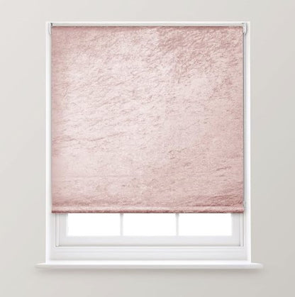 Crushed Velvet Roller Window Blind-Various Colours & Sizes