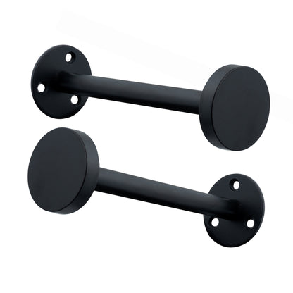 Stud End Metal Extendable Curtain Pole With Rings and Fittings (25/28mm)