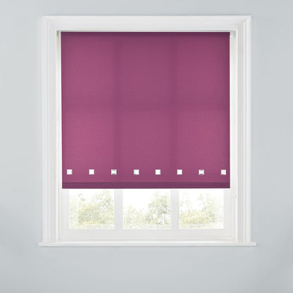 Premium Trimmable Square Eyelet Roller Window Blind – Light Filtering Fabric, Child Safe Chain for Bedroom, Kitchen, Living Room