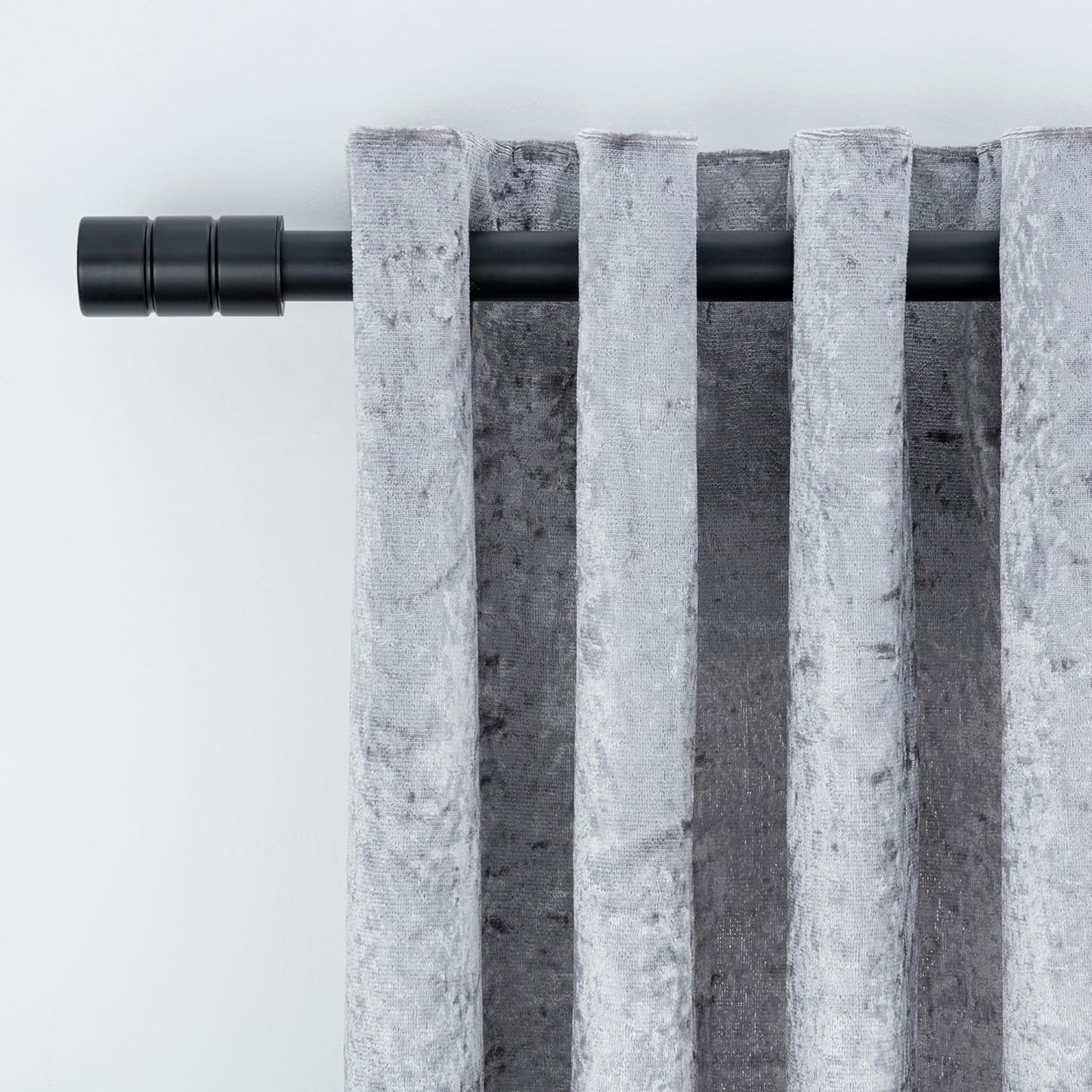 Plain Barrel Metal Extendable Curtain Pole with Rings and Fittings (25/28mm)