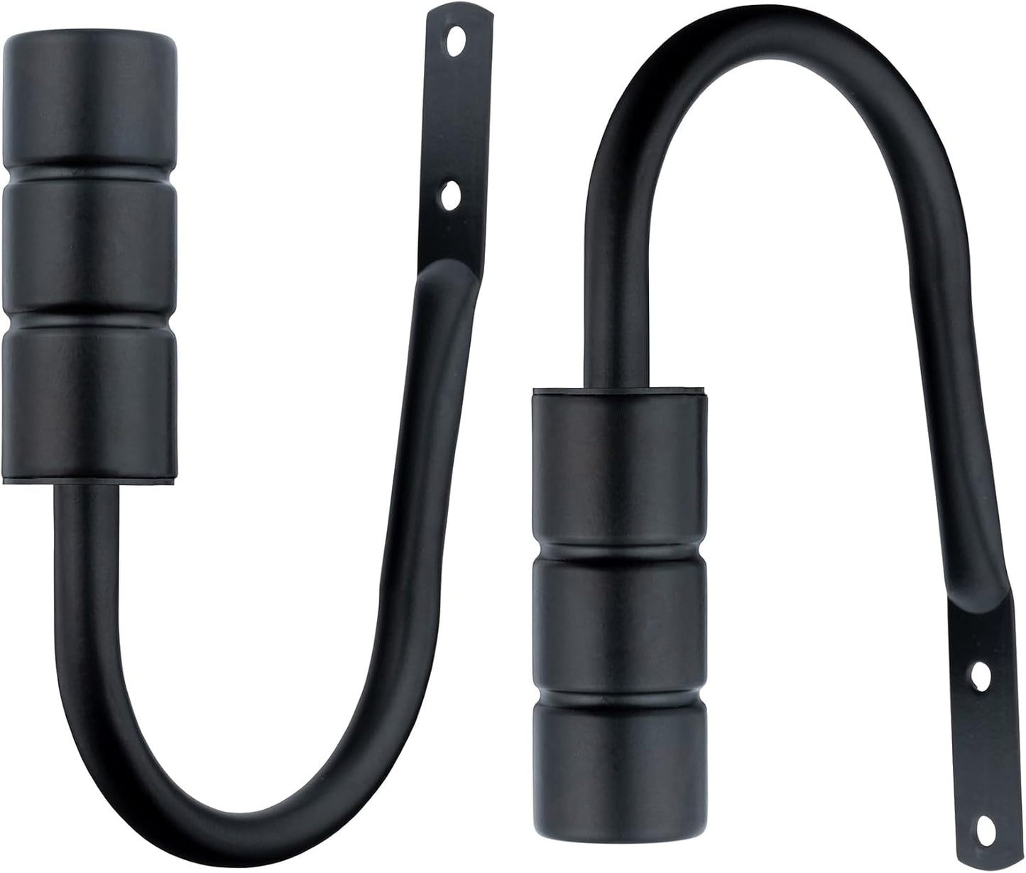 Plain Barrel Metal Extendable Curtain Pole with Rings and Fittings (25/28mm)