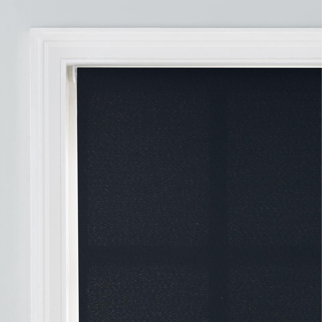 Premium Trimmable Square Eyelet Roller Window Blind – Light Filtering Fabric, Child Safe Chain for Bedroom, Kitchen, Living Room