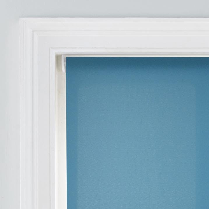 Premium Trimmable Square Eyelet Roller Window Blind – Light Filtering Fabric, Child Safe Chain for Bedroom, Kitchen, Living Room