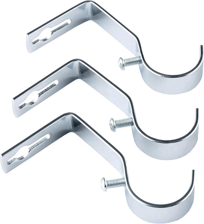 Crackle Ball Metal Extendable Curtain Pole with Rings and Fittings (25/28mm)