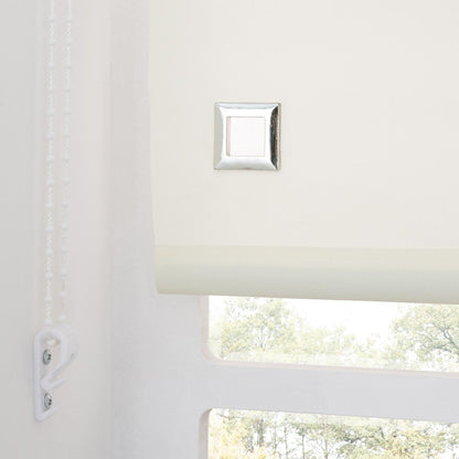 Premium Trimmable Square Eyelet Roller Window Blind – Light Filtering Fabric, Child Safe Chain for Bedroom, Kitchen, Living Room