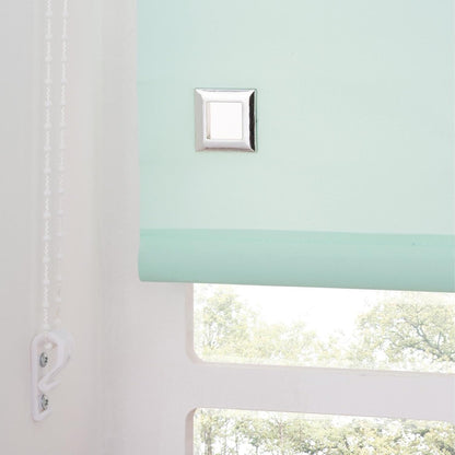 Premium Trimmable Square Eyelet Roller Window Blind – Light Filtering Fabric, Child Safe Chain for Bedroom, Kitchen, Living Room