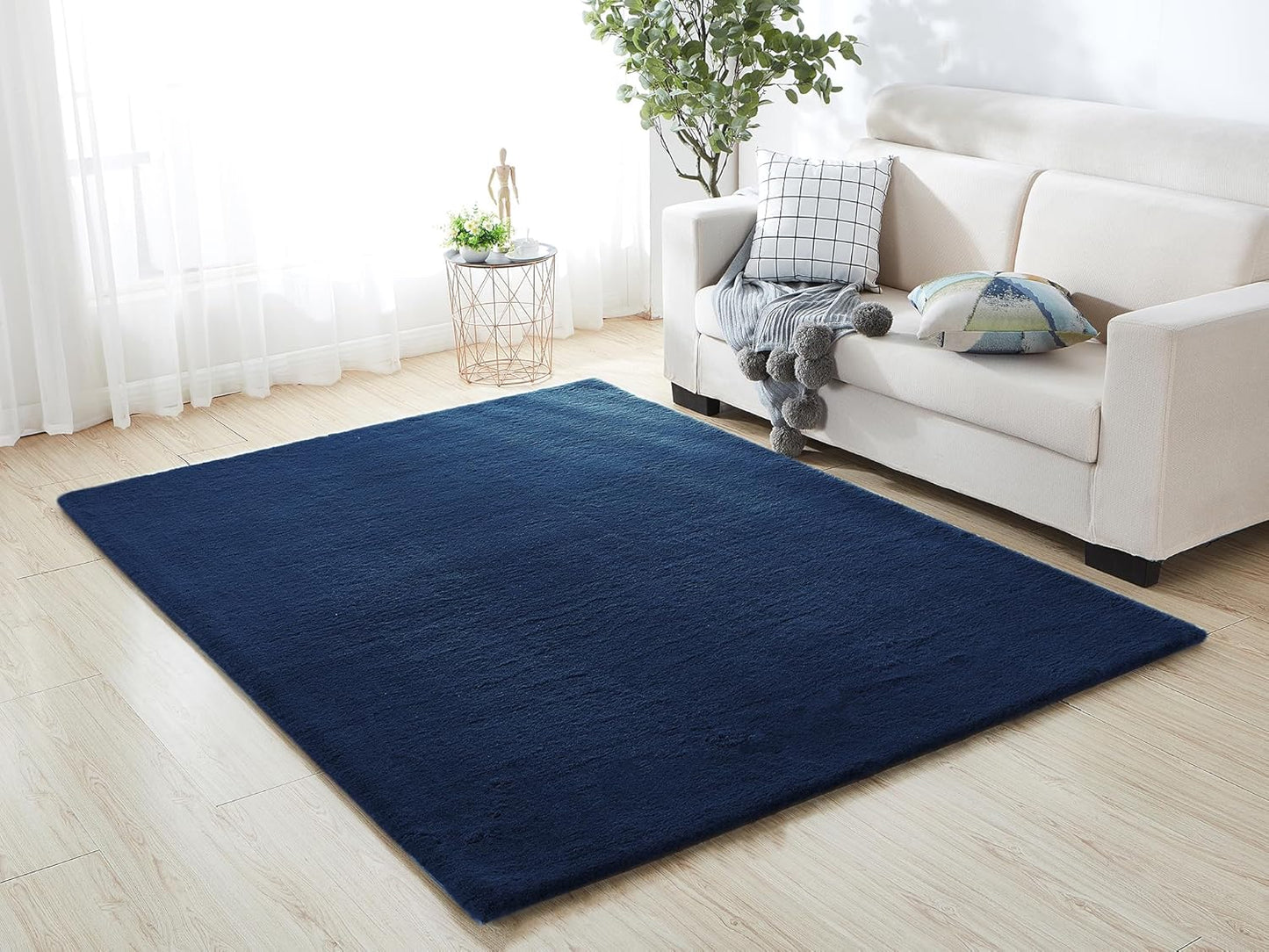 Luxury Faux Fur Rabbit Rug