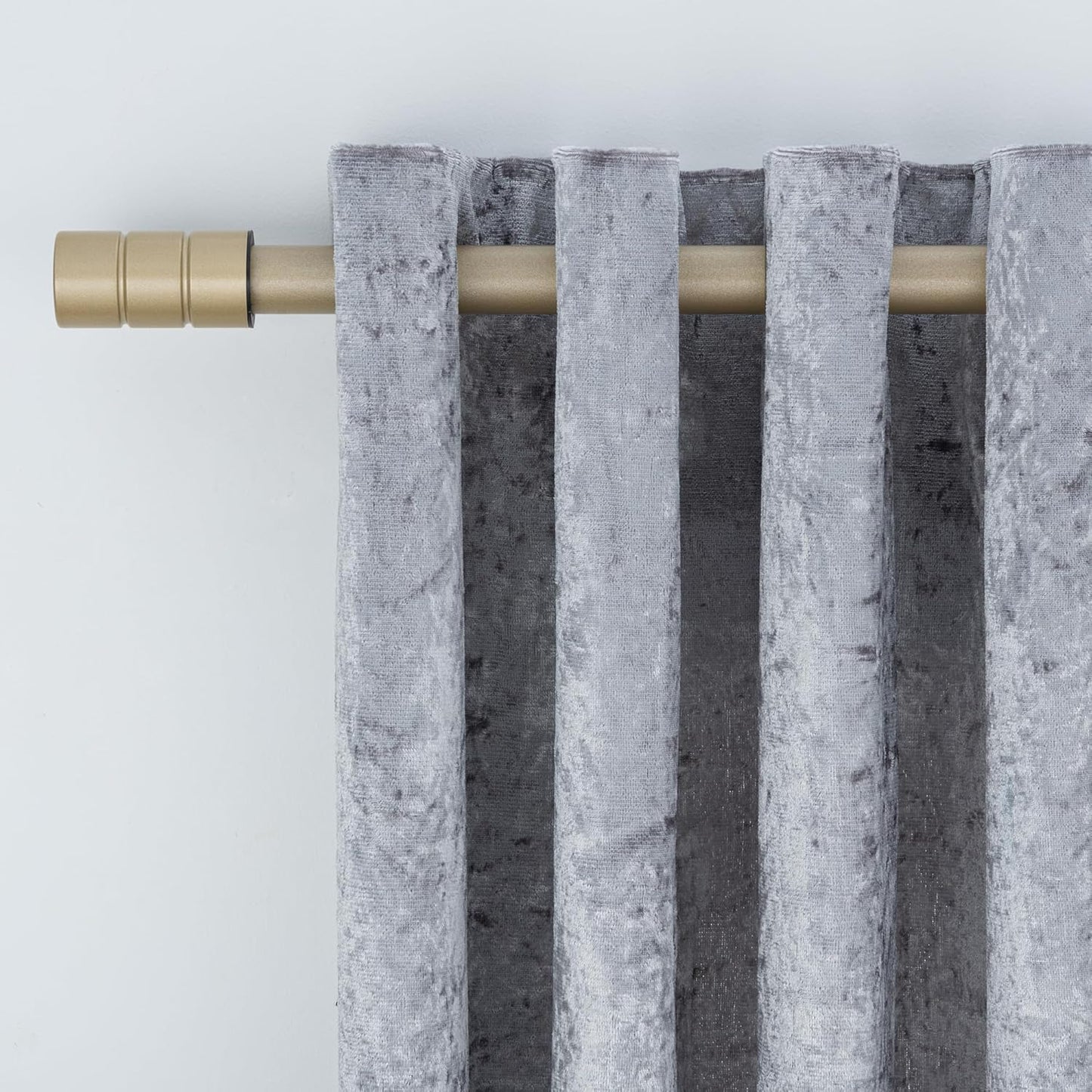 Plain Barrel Metal Extendable Curtain Pole with Rings and Fittings (25/28mm)