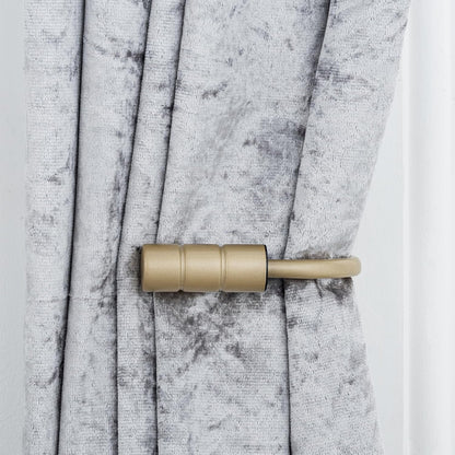 Plain Barrel Metal Extendable Curtain Pole with Rings and Fittings (25/28mm)