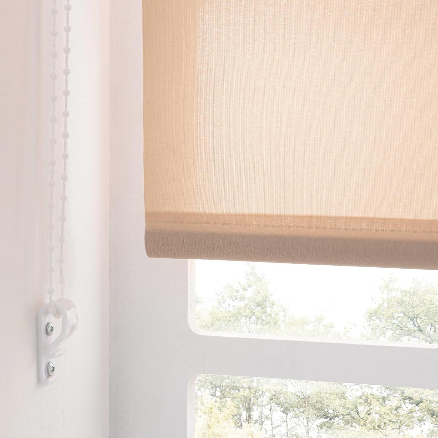 Premium Trimmable Daylight Roller Window Blind – Light Filtering Fabric, Child Safe Chain for Bedroom, Kitchen, Living Room
