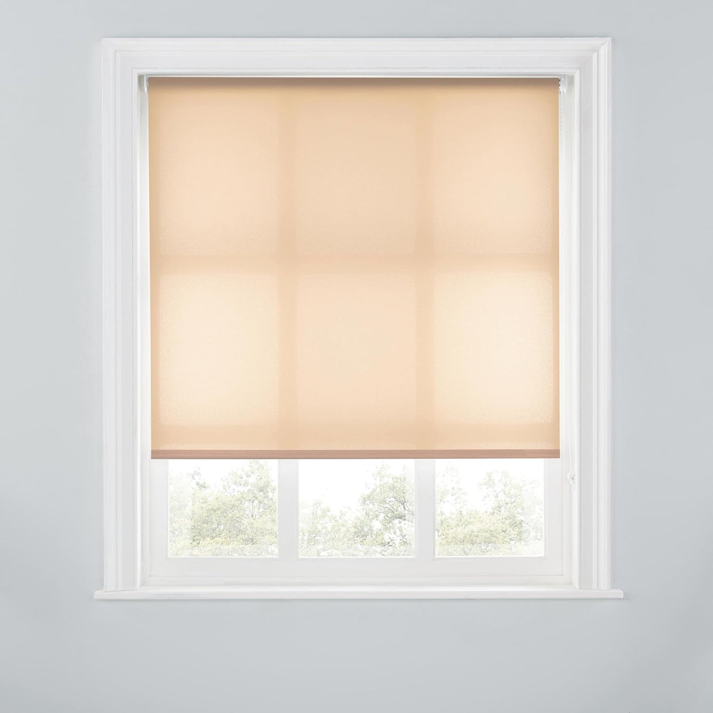 Premium Trimmable Daylight Roller Window Blind – Light Filtering Fabric, Child Safe Chain for Bedroom, Kitchen, Living Room