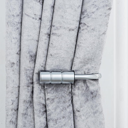 Plain Barrel Metal Extendable Curtain Pole with Rings and Fittings (25/28mm)
