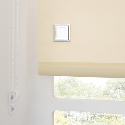 Premium Trimmable Square Eyelet Roller Window Blind – Light Filtering Fabric, Child Safe Chain for Bedroom, Kitchen, Living Room