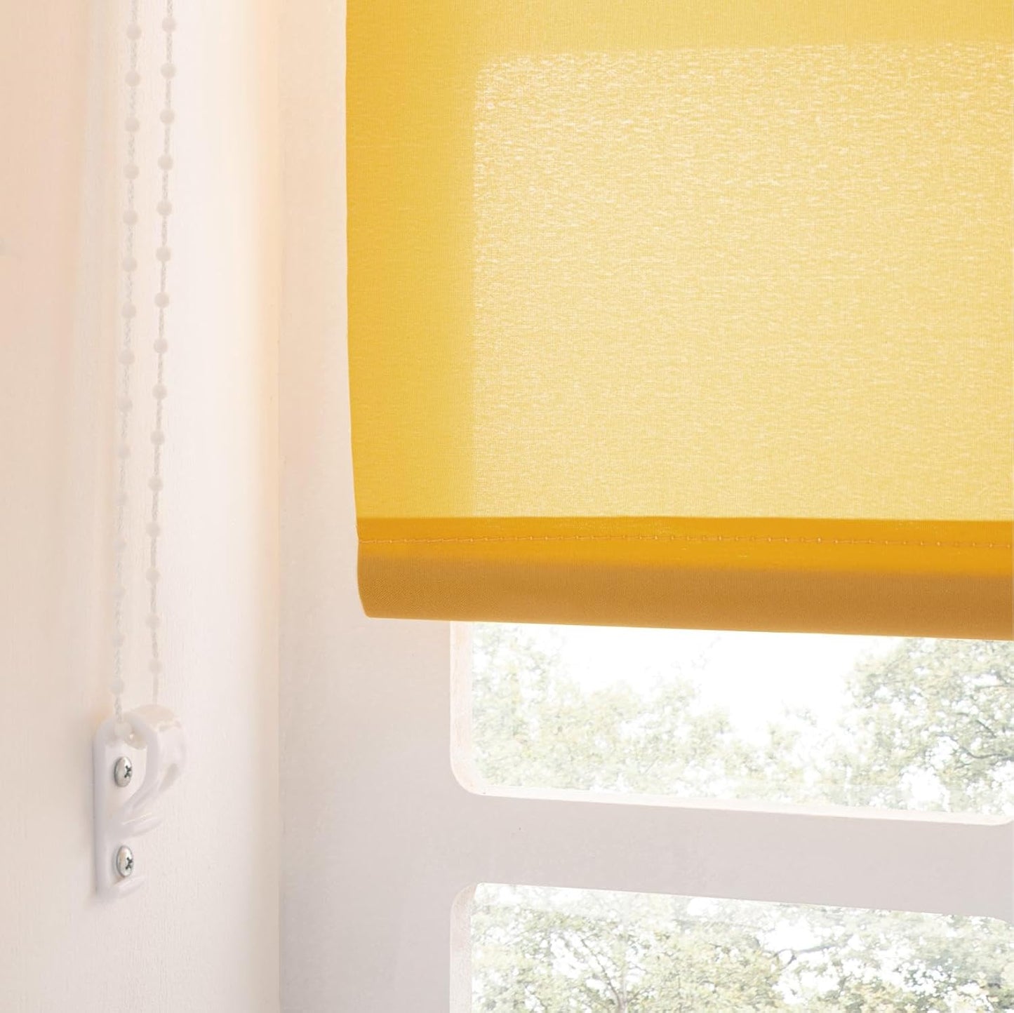 Premium Trimmable Daylight Roller Window Blind – Light Filtering Fabric, Child Safe Chain for Bedroom, Kitchen, Living Room