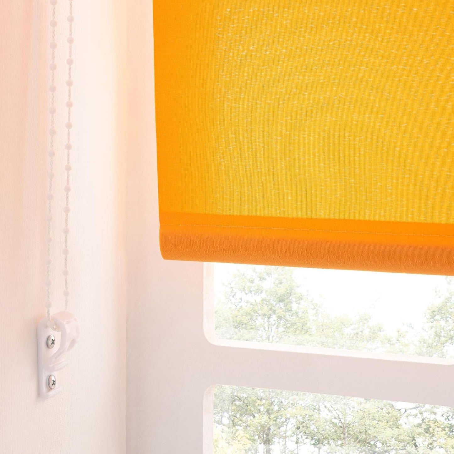 Premium Trimmable Daylight Roller Window Blind – Light Filtering Fabric, Child Safe Chain for Bedroom, Kitchen, Living Room