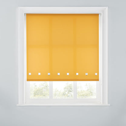 Premium Trimmable Square Eyelet Roller Window Blind – Light Filtering Fabric, Child Safe Chain for Bedroom, Kitchen, Living Room