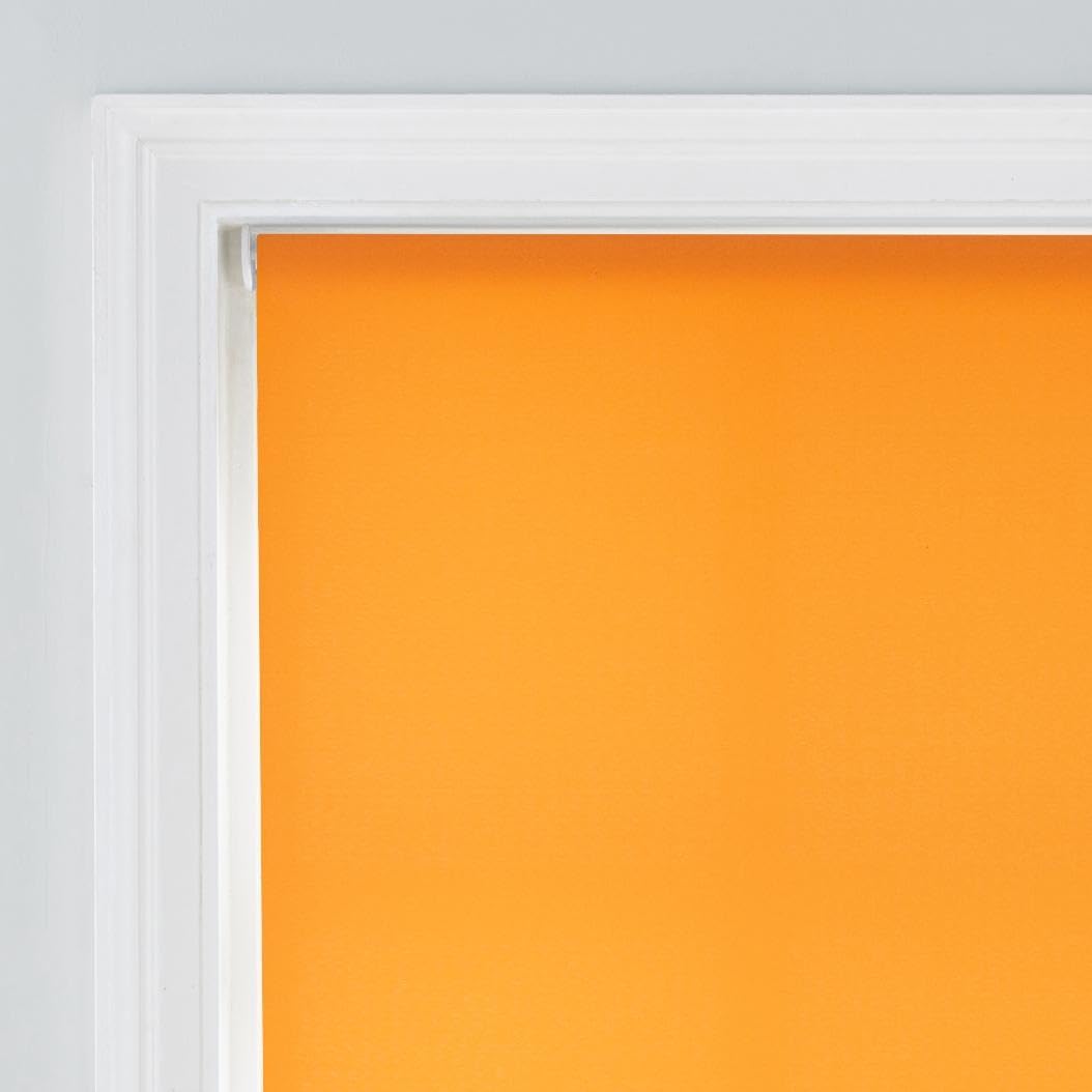 Premium Trimmable Square Eyelet Roller Window Blind – Light Filtering Fabric, Child Safe Chain for Bedroom, Kitchen, Living Room