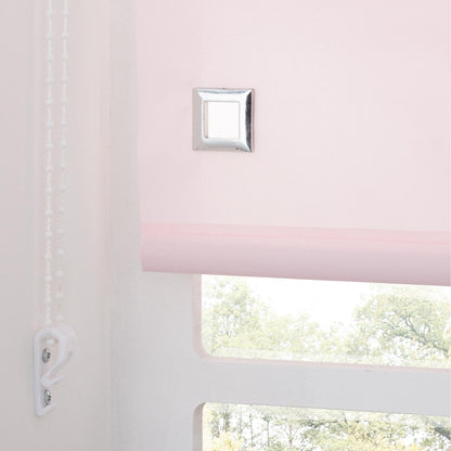Premium Trimmable Square Eyelet Roller Window Blind – Light Filtering Fabric, Child Safe Chain for Bedroom, Kitchen, Living Room