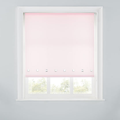 Premium Trimmable Square Eyelet Roller Window Blind – Light Filtering Fabric, Child Safe Chain for Bedroom, Kitchen, Living Room