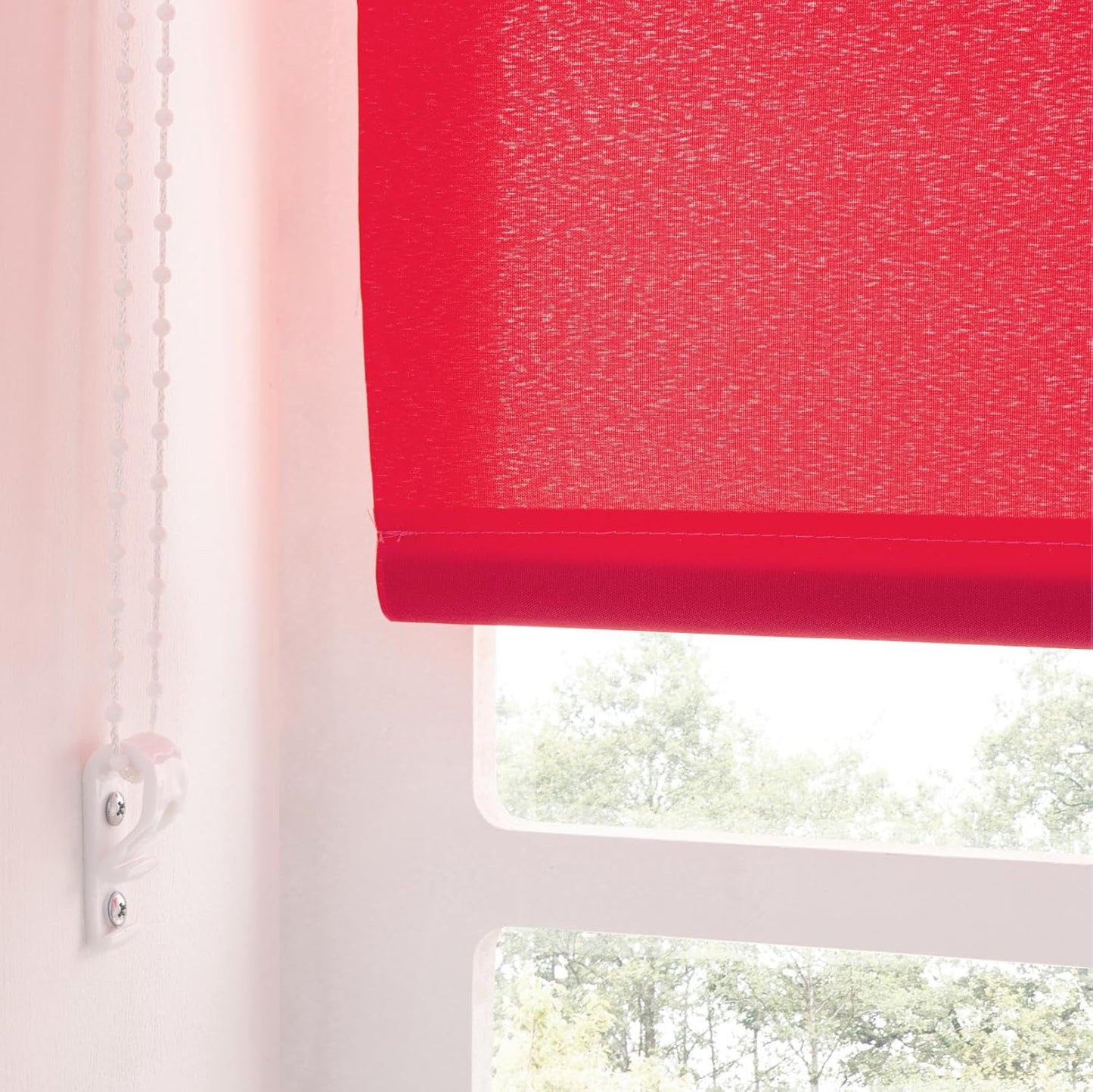 Premium Trimmable Daylight Roller Window Blind – Light Filtering Fabric, Child Safe Chain for Bedroom, Kitchen, Living Room