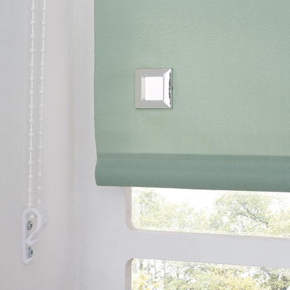 Premium Trimmable Square Eyelet Roller Window Blind – Light Filtering Fabric, Child Safe Chain for Bedroom, Kitchen, Living Room