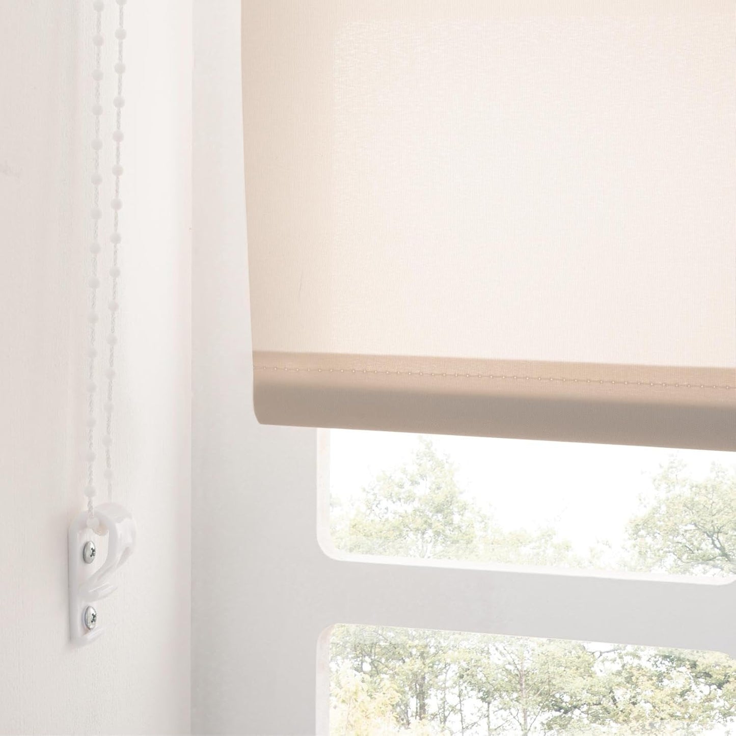 Premium Trimmable Daylight Roller Window Blind – Light Filtering Fabric, Child Safe Chain for Bedroom, Kitchen, Living Room
