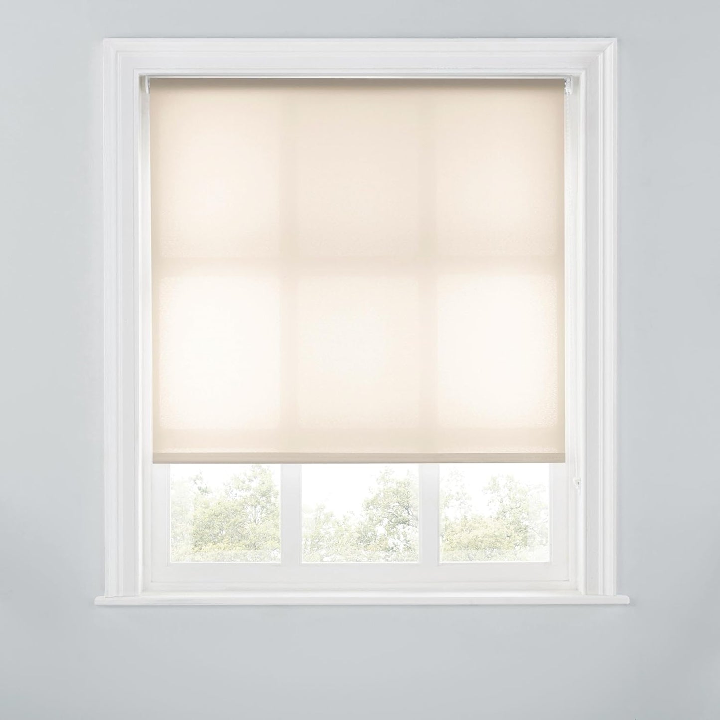 Premium Trimmable Daylight Roller Window Blind – Light Filtering Fabric, Child Safe Chain for Bedroom, Kitchen, Living Room