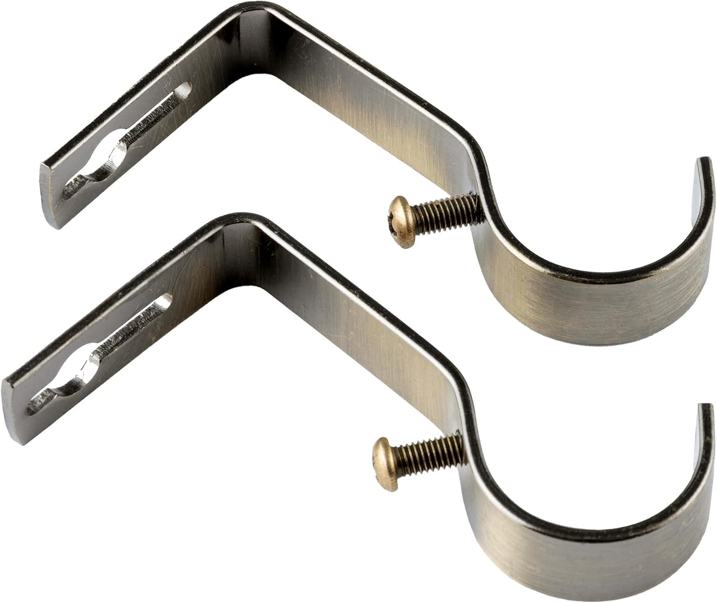 Twisted Metal Extendable Curtain Pole with Rings and Fittings (25/28mm)