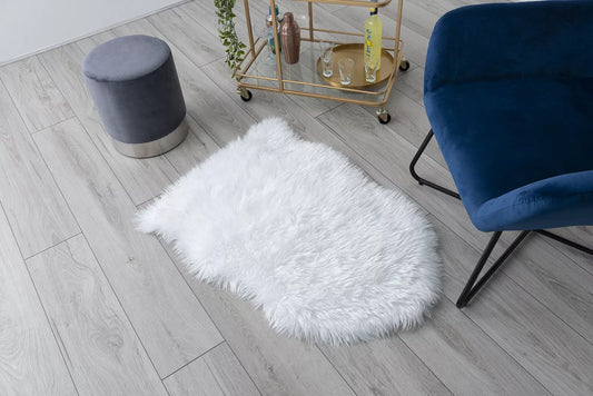 Sheepskin Faux Fur Rug 60cm x 90cm